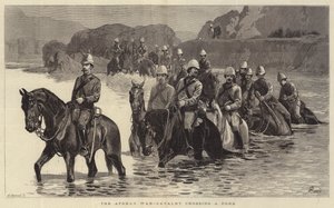 阿富汗战争，骑兵渡过福特 作者 John Charlton