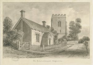Draycott in the Moors-学校：棕褐色绘画，1841年 作者 约翰·切塞尔·巴克勒