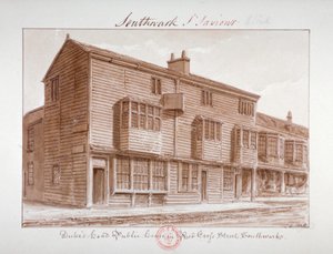 南华克红十字街的公爵头公馆》，伦敦，1828年 作者 约翰·切塞尔·巴克勒