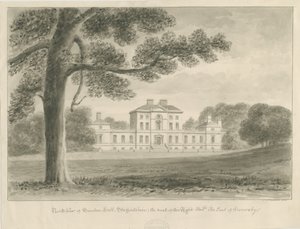 Sandon Hall：棕褐色水洗图 作者 约翰·切塞尔·巴克勒
