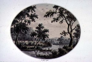河景（绘图） 作者 约翰·科莱特