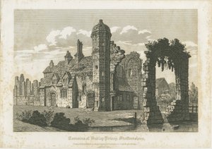 达德利修道院（Dudley Priory）：雕刻，[c 1821] 作者 约翰·康尼