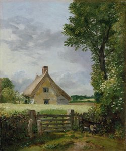 玉米地里的小屋 作者 约翰·康斯特勃
