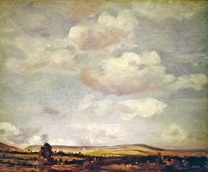 肯特郡的风景（布面油画） 作者 约翰·康斯特勃