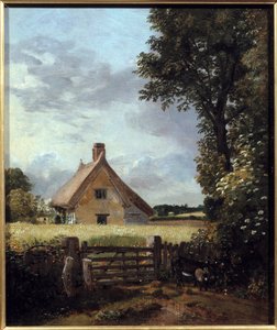 Cottage in a wheat field. Painting by John Constable (1776-1837) 作者 约翰·康斯特勃