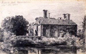Knowle Hall，1820年 作者 约翰·康斯特勃