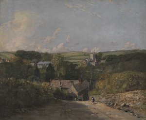 奥斯明顿村，1816年至1817年。 作者 约翰·康斯特勃