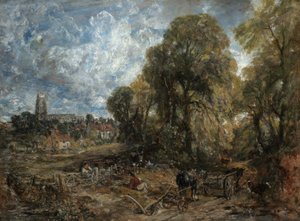 Stoke-by-Nayland，1836年。 作者 约翰·康斯特勃