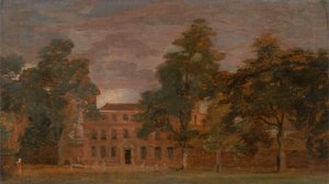 West Lodge, East Bergholt, 1813至1816年间。 作者 约翰·康斯特勃
