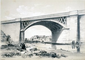 1839年，在赫特福德郡的Kings Langley附近的纳什米尔桥 作者 约翰·库克·伯恩