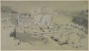 公园街，卡姆登镇，1836年9月17日（笔和墨水在纸上洗） 作者 约翰·库克·伯恩