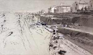 公园村，1836年8月26日（笔和墨水在纸上洗） 作者 约翰·库克·伯恩