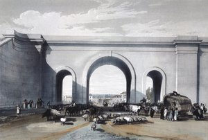 在Chippenham，威尔特郡的铁路桥，1846年 作者 约翰·库克·伯恩