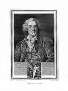 Carle或Charles-Andre van Loo，法国主题画家，1825年。