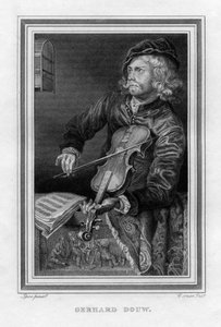 陶rit（Gerrit Dou）1613-1675年，荷兰画家，1816年。