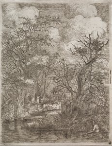 米尔斯背面c。 1812-1813。 作者 约翰·克罗姆
