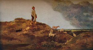 c1812年，在诺里奇附近的Mousehold Heath上查看。 作者 约翰·克罗姆