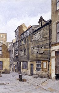 伦敦Chancery Lane的刑事法庭，1881年 作者 约翰·克劳瑟