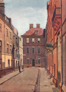 伦敦威斯敏斯特市Delahay Street的Jeffreys House法官，建于1880年左右，建于1880年。 作者 约翰·克劳瑟
