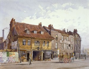 伦敦兰贝斯桥路，兰贝斯，约1874年 作者 约翰·克劳瑟