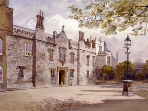 主人的小屋，Charterhouse，伦敦，1885年 作者 约翰·克劳瑟