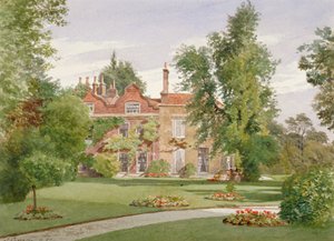 伦敦兰贝斯Brixton Hill的Raleigh之家的侧视图，1887年 作者 约翰·克劳瑟