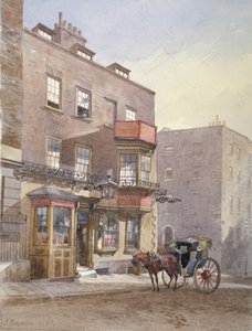 伦敦威斯敏斯特萨里街的柴郡奶酪酒馆，1883年