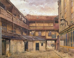 White Hart Inn，Southwark，1879 作者 约翰·克劳瑟