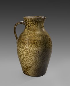 投手c。 1850-1883年（碱性釉质stone器） 作者 约翰·戴维斯（attr.to）豹