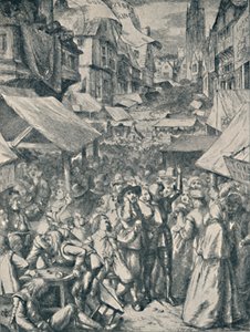 名利场。朝圣者的进步约翰·本扬（John Bunyan），c1850-1890，1923年
