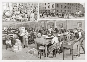 卷烟生产场景，1887年 作者 约翰·杜金