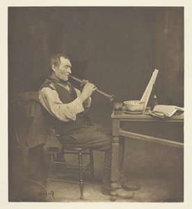 单簧管演奏家，约1897年。 作者 约翰·E·杜蒙