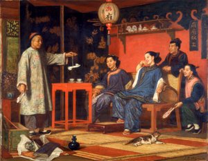 中国女士们看欧洲的好奇心，1868年