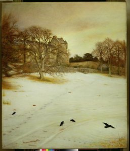 圣诞节前夕，1887年 作者 约翰·埃弗里特·米莱斯