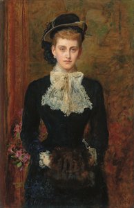 伯爵夫人伯爵夫人，前夫人，1876年 作者 约翰·埃弗里特·米莱斯