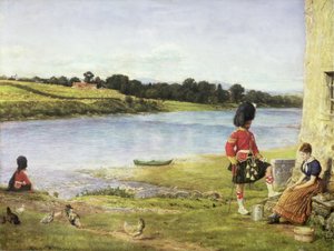 流向大海，1871年 作者 约翰·埃弗里特·米莱斯