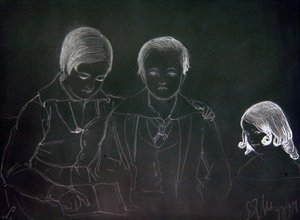 Harry和Arthur Reid Lempriere和Emily Lempriere 作者 约翰·埃弗里特·米莱斯