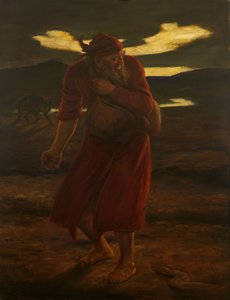 稗子的比喻》，1865年。 作者 约翰·埃弗里特·米莱斯