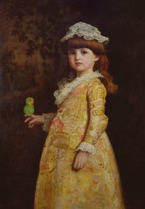 玛格丽特米莱斯小姐的肖像，1883年