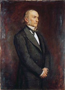 William Ewart Galdstone（1809-1898）1879年的肖像