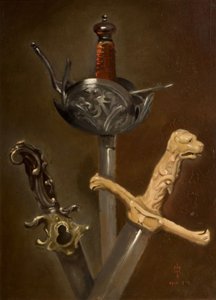 三剑客》，1839年。 作者 约翰·埃弗里特·米莱斯