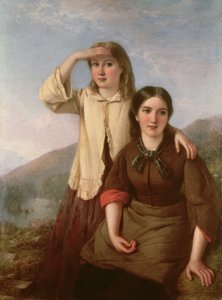 让牛进入玉米，1868年 作者 约翰·法德