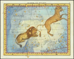 1776 年狮子座星图，摘自 Fortin