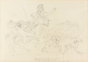 雅典娜与风 作者 约翰·弗拉克斯曼
