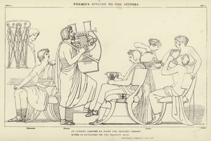 Phemius向Suitors唱歌 作者 约翰·弗拉克斯曼