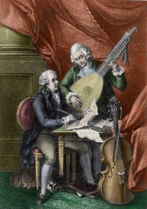 Wolfgang Amadeus Mozart和Franz Joseph Haydn