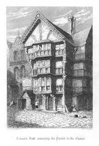 威廉·哈里森·安斯沃斯（William Harrison Ainsworth）的《旧圣保罗》中的场景，1855年
