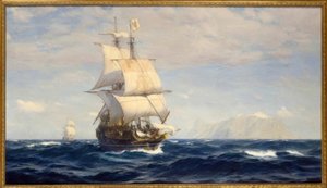 约翰·弗雷泽（John Fraser）：海峡的麦哲伦-绘画