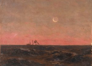 海景，约 1900 年（布面油画）