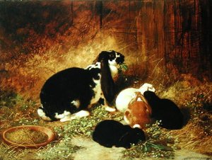幸福的家庭》（布面油画） 作者 老约翰弗雷德里克鲱鱼